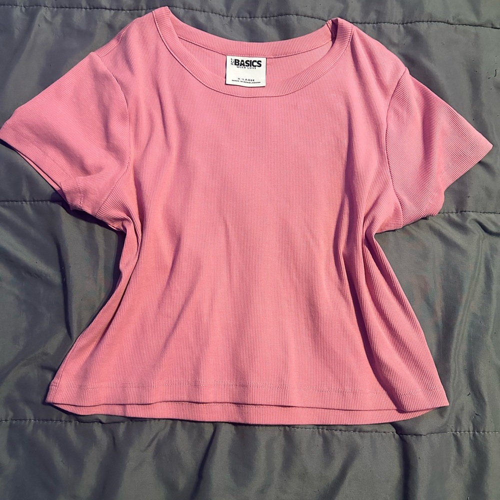 Asics Pink Short Sleeve Tee